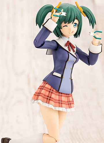 Bukiko Kotobuki Wakaba Girls' High School Winter Clothes 1/10 Scale Model Kit Sousai Shoujo Teien | Frame Arms Girl | Kotobukiya