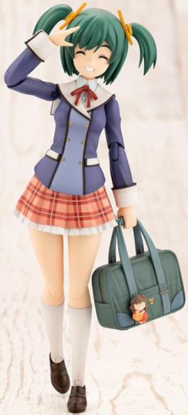 Bukiko Kotobuki Wakaba Girls' High School Winter Clothes 1/10 Scale Model Kit Sousai Shoujo Teien | Frame Arms Girl | Kotobukiya