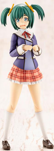 Bukiko Kotobuki Wakaba Girls' High School Winter Clothes 1/10 Scale Model Kit Sousai Shoujo Teien | Frame Arms Girl | Kotobukiya