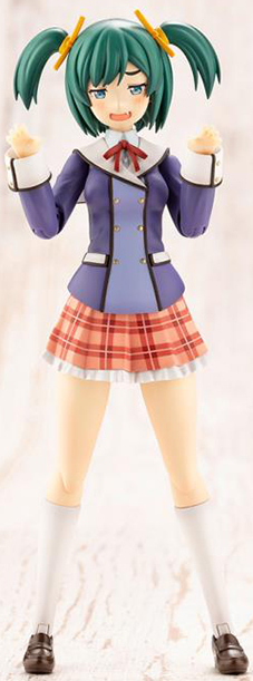 Bukiko Kotobuki Wakaba Girls' High School Winter Clothes 1/10 Scale Model Kit Sousai Shoujo Teien | Frame Arms Girl | Kotobukiya