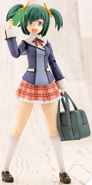 Bukiko Kotobuki Wakaba Girls' High School Winter Clothes 1/10 Scale Model Kit Sousai Shoujo Teien | Frame Arms Girl | Kotobukiya