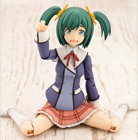 Bukiko Kotobuki Wakaba Girls' High School Winter Clothes 1/10 Scale Model Kit Sousai Shoujo Teien | Frame Arms Girl | Kotobukiya