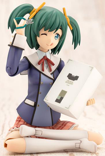 Bukiko Kotobuki Wakaba Girls' High School Winter Clothes 1/10 Scale Model Kit Sousai Shoujo Teien | Frame Arms Girl | Kotobukiya
