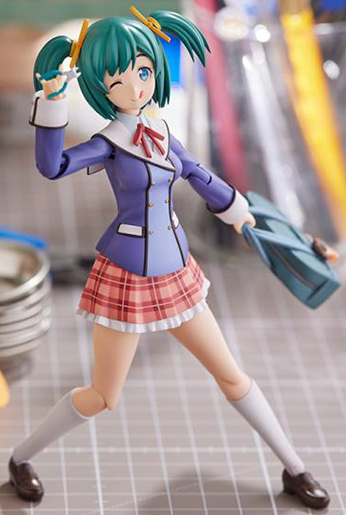 Bukiko Kotobuki Wakaba Girls' High School Winter Clothes 1/10 Scale Model Kit Sousai Shoujo Teien | Frame Arms Girl | Kotobukiya