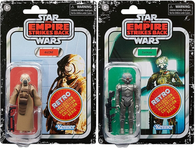 4-LOM and Zuckuss 3.75-Inch Scale 2-Pack | Star Wars: Episode V The Empire Strikes Back | Star Wars Retro Collection 