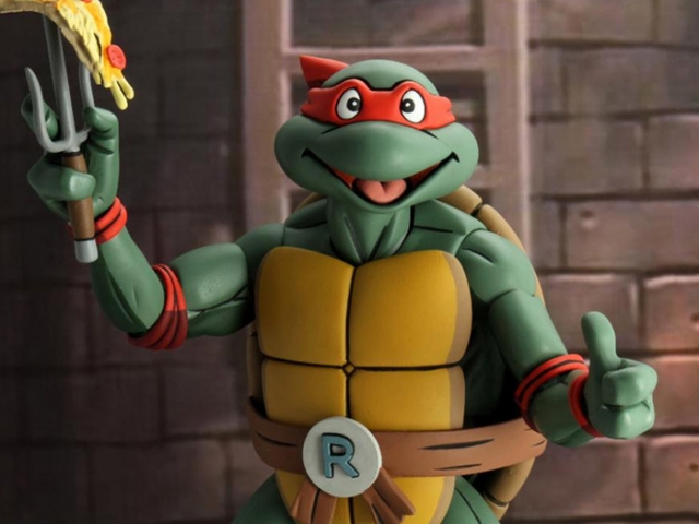 Raphael Cartoon Version 1/4 Scale | Teenage Mutant Ninja Turtles (1987) | NECA