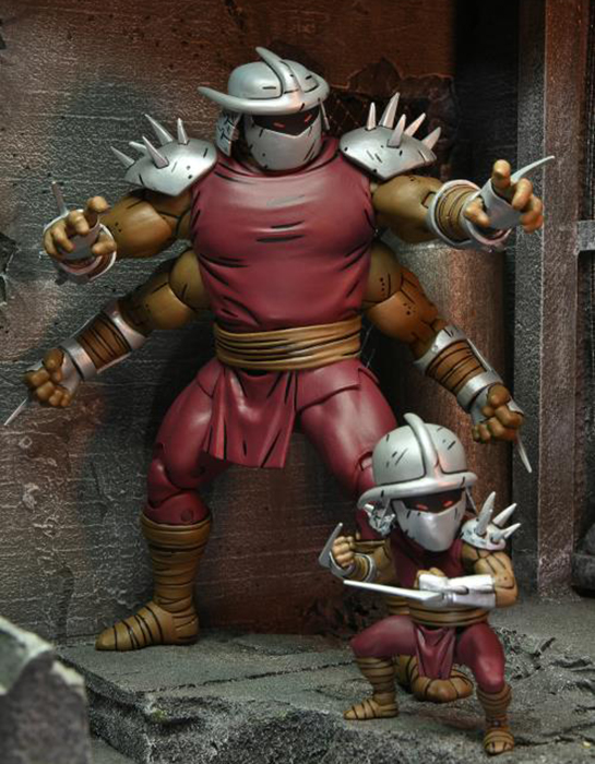 Shredder Clone and Mini Shredder Deluxe 7-Inch Scale | Eastman and Laird'sÂ Teenage Mutant Ninja Turtles | NECA