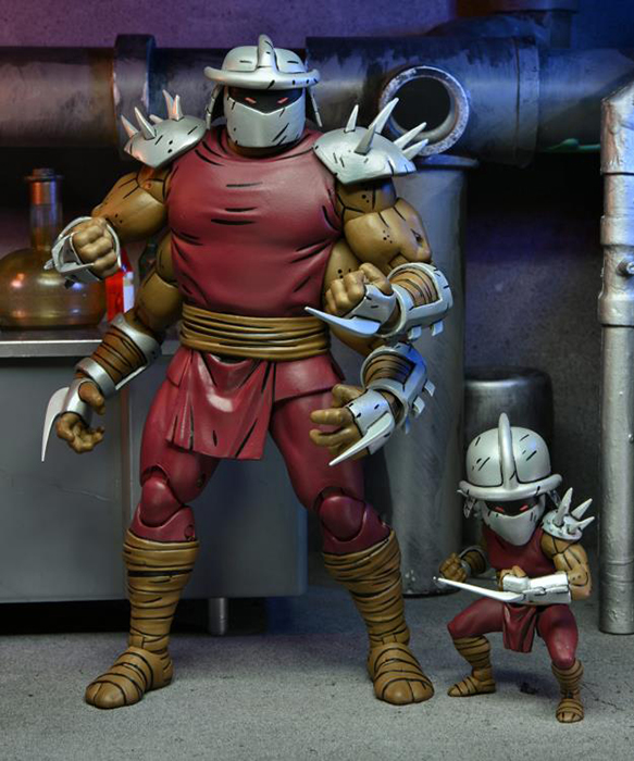 Shredder Clone and Mini Shredder Deluxe 7-Inch Scale | Eastman and Laird'sÂ Teenage Mutant Ninja Turtles | NECA