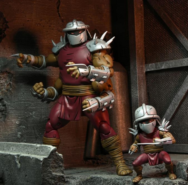 Shredder Clone and Mini Shredder Deluxe 7-Inch Scale | Eastman and Laird'sÂ Teenage Mutant Ninja Turtles | NECA