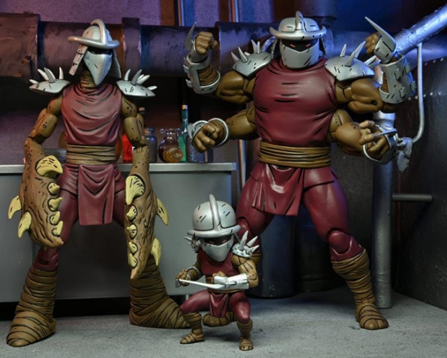 Shredder Clone and Mini Shredder Deluxe 7-Inch Scale | Eastman and Laird'sÂ Teenage Mutant Ninja Turtles | NECA