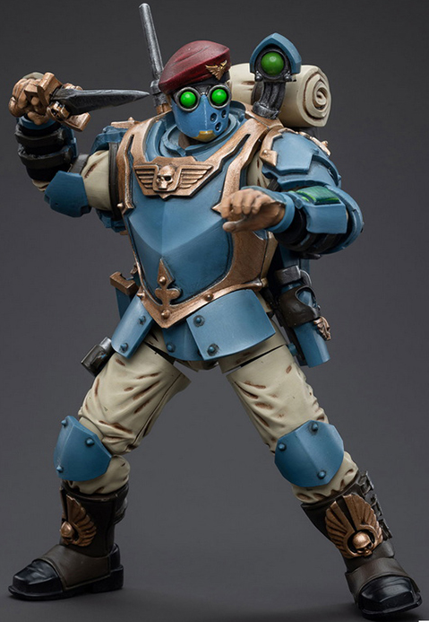 Astra Militarum Tempestus Scions Command Squad 55th Kappic Eagles Grenadier 1/18 Scale | Warhammer 40K | Joy Toy
