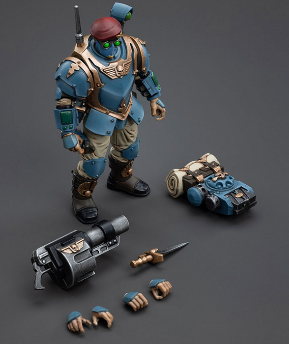 Astra Militarum Tempestus Scions Command Squad 55th Kappic Eagles Grenadier 1/18 Scale | Warhammer 40K | Joy Toy