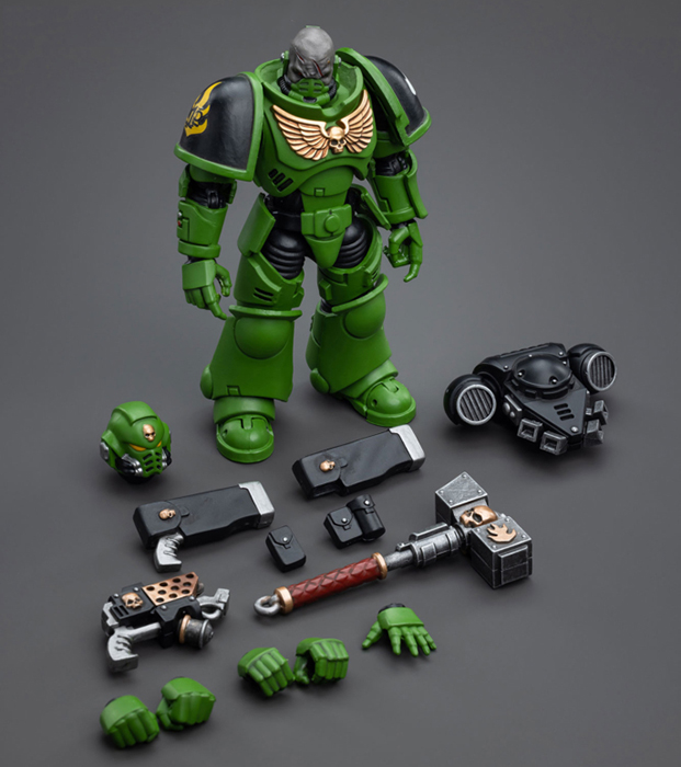 Salamanders Assault Intercessors Sergeant Krajax 1/18 Scale | Warhammer 40K | Joy Toy