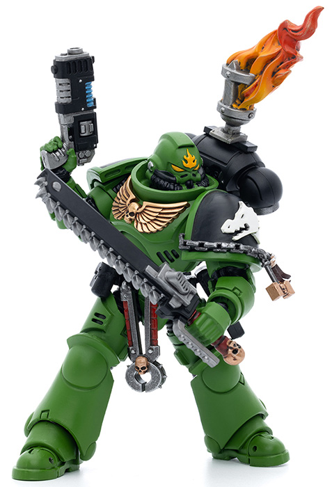 Salamanders Intercessors Sergeant Tsekgan 1/18 Scale | Warhammer 40K | Joy Toy