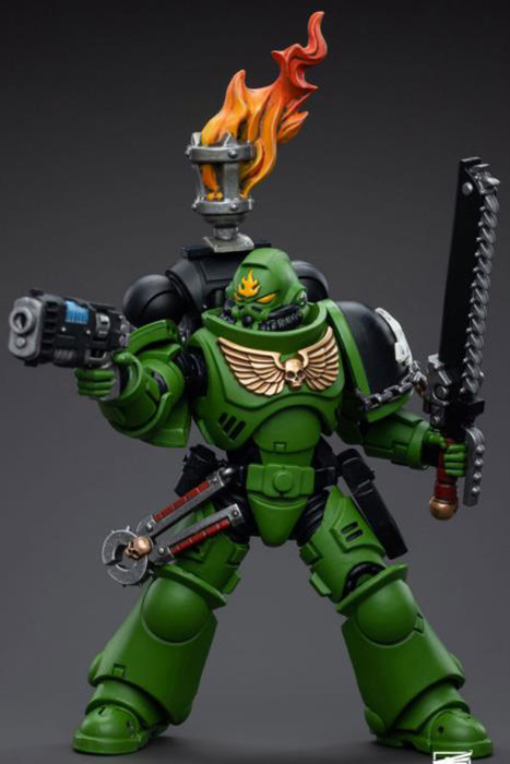 Salamanders Intercessors Sergeant Tsekgan 1/18 Scale | Warhammer 40K | Joy Toy