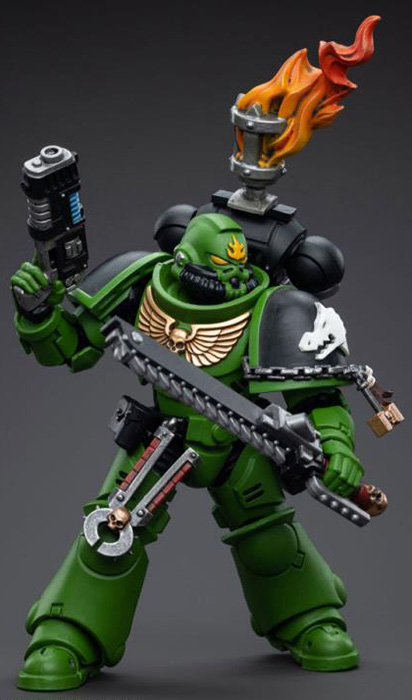 Salamanders Intercessors Sergeant Tsekgan 1/18 Scale | Warhammer 40K | Joy Toy
