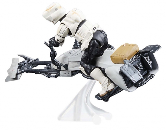 Speeder Bike with Scout Trooper and Grogu 3.75-Inch Scale | The Mandalorian | Star Wars The Vintage Collection