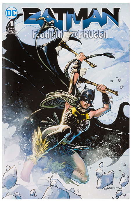Batgirl 7-inch Scale with Batman Fighting the Frozen Comic Book | Page Punchers | McFarlane Toys