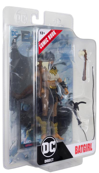 Batgirl 7-inch Scale with Batman Fighting the Frozen Comic Book | Page Punchers | McFarlane Toys