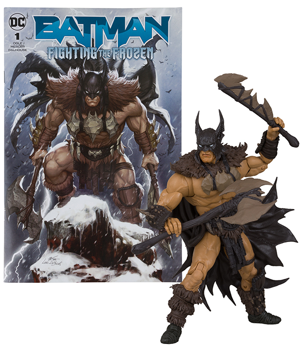 Batman 7-inch Scale with Batman Fighting the Frozen Comic Book | Page Punchers | McFarlane Toys