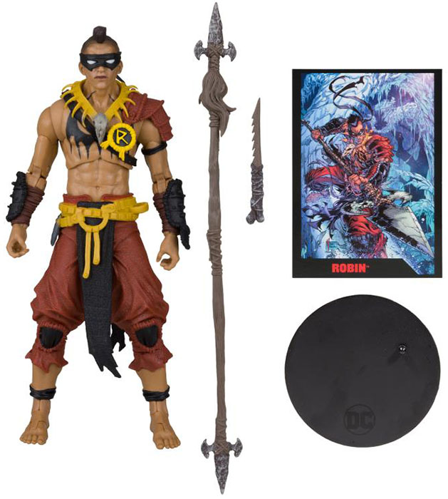 Robin 7-inch Scale with Batman Fighting the Frozen Comic Book | Page Punchers | McFarlane Toys