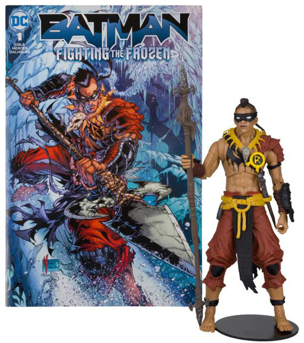 Robin 7-inch Scale with Batman Fighting the Frozen Comic Book | Page Punchers | McFarlane Toys
