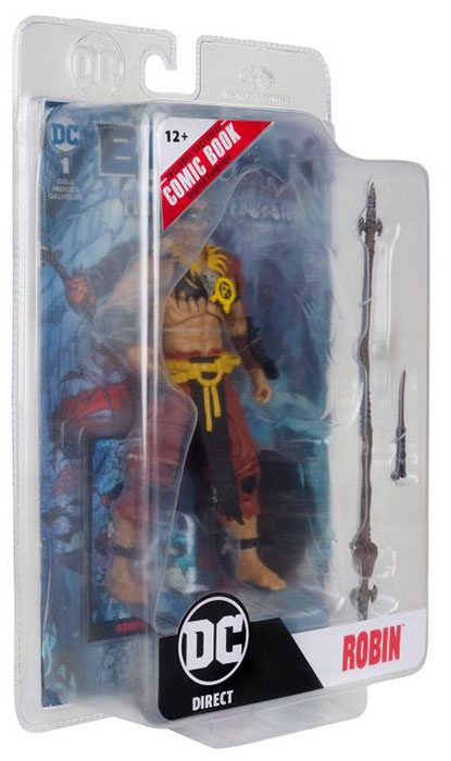 Robin 7-inch Scale with Batman Fighting the Frozen Comic Book | Page Punchers | McFarlane Toys