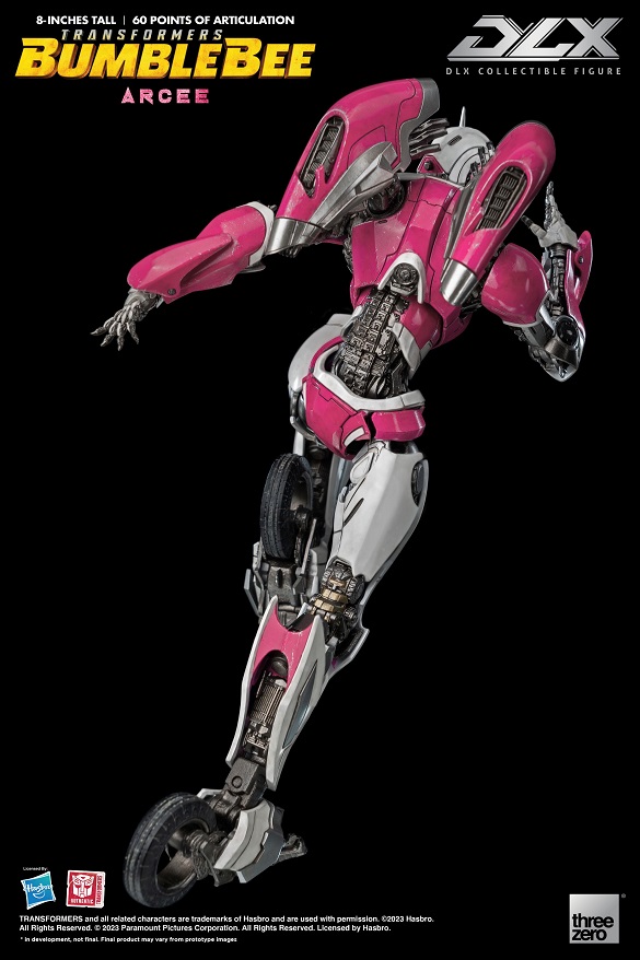 Arcee DLX Scale Collectible Figure | Transformers: Bumblebee | threezero