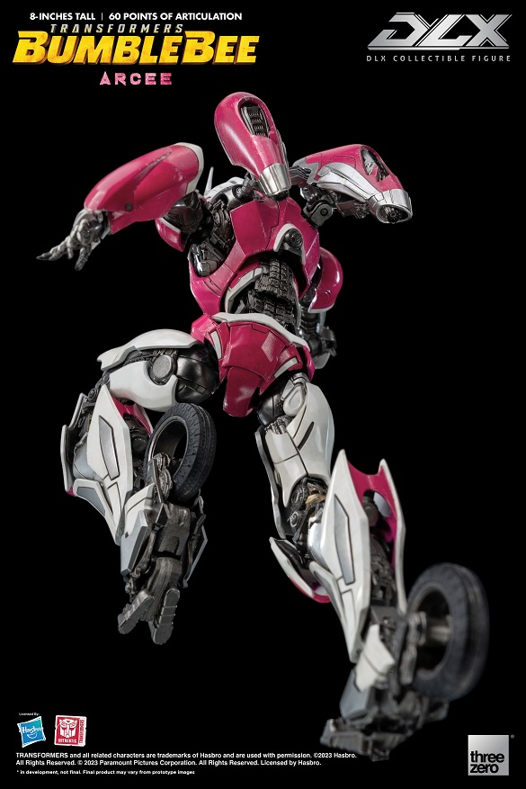 Arcee DLX Scale Collectible Figure | Transformers: Bumblebee | threezero