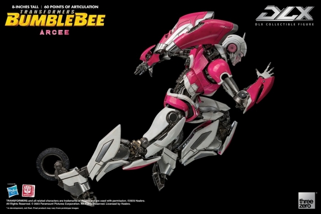 Arcee DLX Scale Collectible Figure | Transformers: Bumblebee | threezero