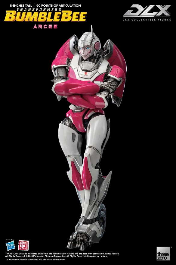 Arcee DLX Scale Collectible Figure | Transformers: Bumblebee | threezero