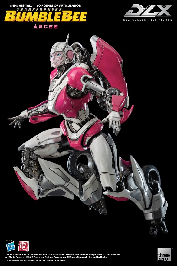 Arcee DLX Scale Collectible Figure | Transformers: Bumblebee | threezero