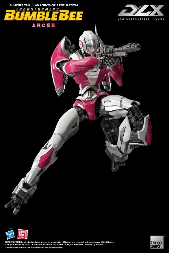 Arcee DLX Scale Collectible Figure | Transformers: Bumblebee | threezero