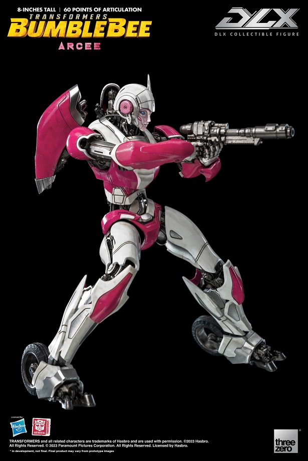 Arcee DLX Scale Collectible Figure | Transformers: Bumblebee | threezero