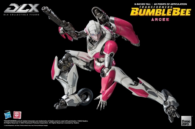 Arcee DLX Scale Collectible Figure | Transformers: Bumblebee | threezero