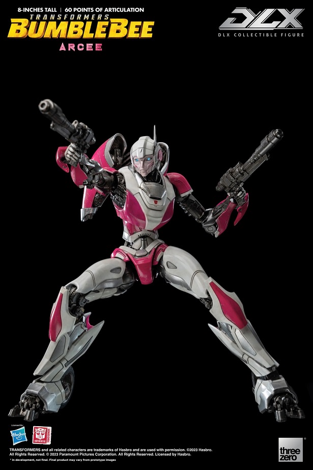 Arcee DLX Scale Collectible Figure | Transformers: Bumblebee | threezero