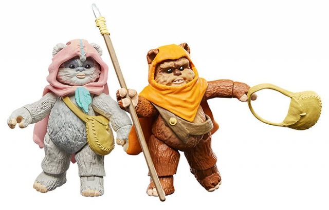 Wicket W. Warrick and Kneesaa 3.75-Inch Scale 2-Pack | Star Wars: Ewoks | Star Wars The Vintage Collection