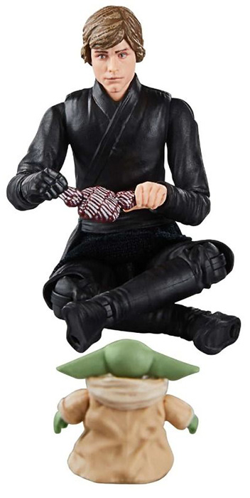 Luke Skywalker and Grogu 3.75-Inch Scale 2-Pack | Star Wars: The Book of Boba Fett | Star Wars The Vintage Collection