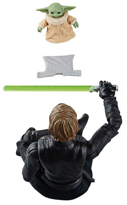 Luke Skywalker and Grogu 3.75-Inch Scale 2-Pack | Star Wars: The Book of Boba Fett | Star Wars The Vintage Collection