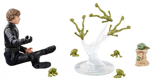 Luke Skywalker and Grogu 3.75-Inch Scale 2-Pack | Star Wars: The Book of Boba Fett | Star Wars The Vintage Collection