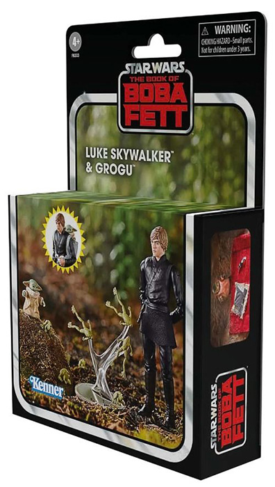 Luke Skywalker and Grogu 3.75-Inch Scale 2-Pack | Star Wars: The Book of Boba Fett | Star Wars The Vintage Collection
