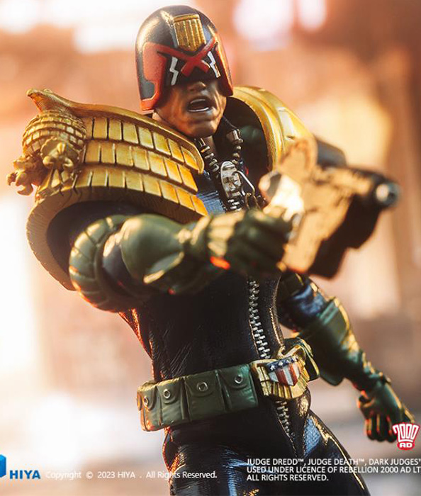 Judge Dredd 1:12 Scale Exquisite Super | 2000 A.D. Judge Dredd | Hiya Toys