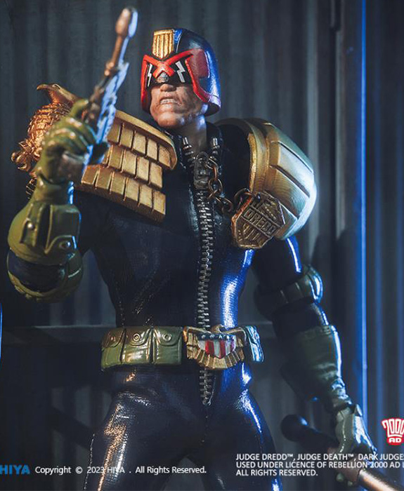 Judge Dredd 1:12 Scale Exquisite Super | 2000 A.D. Judge Dredd | Hiya Toys