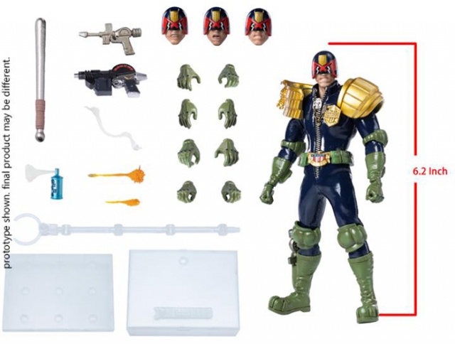 Judge Dredd 1:12 Scale Exquisite Super | 2000 A.D. Judge Dredd | Hiya Toys