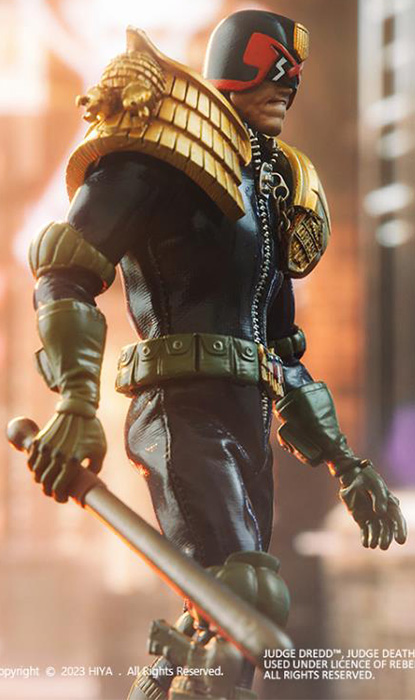 Judge Dredd 1:12 Scale Exquisite Super | 2000 A.D. Judge Dredd | Hiya Toys