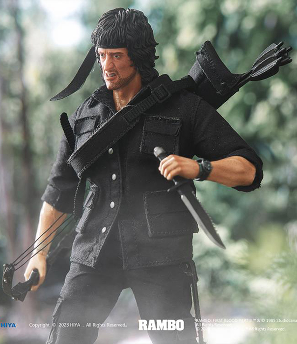 John Rambo 1:12 Scale Exquisite Super | First Blood Part II | Hiya Toys