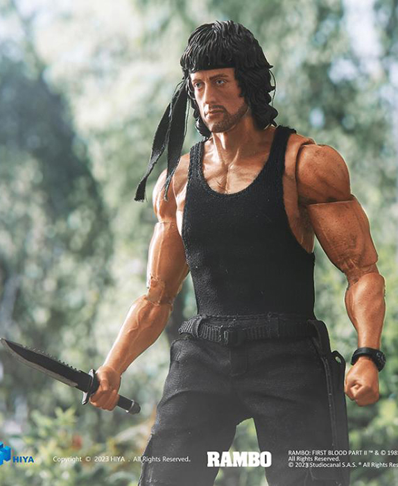 John Rambo 1:12 Scale Exquisite Super | First Blood Part II | Hiya Toys