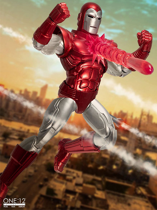 Iron Man Silver Centurion Edition One:12 Collective | Marvel Comics | Mezco Toyz