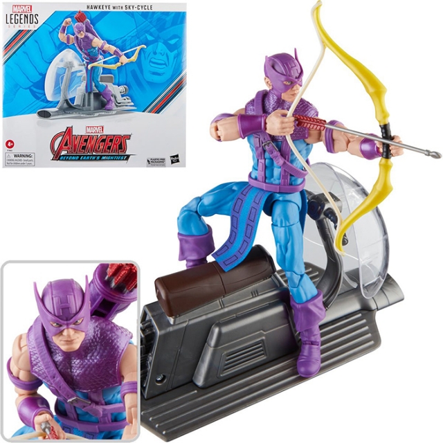 Hawkeye with Sky-Cycle 6-inch Scale | The Avengers | Marvel Legends 60th Anniversary