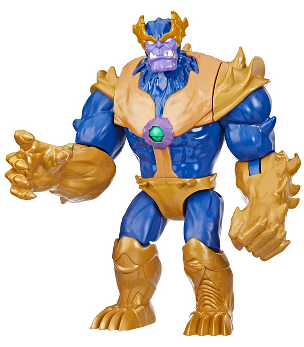 Monster Punch Thanos 9-Inch Scale | Mech Strike: Monster Hunters | Marvel Avengers